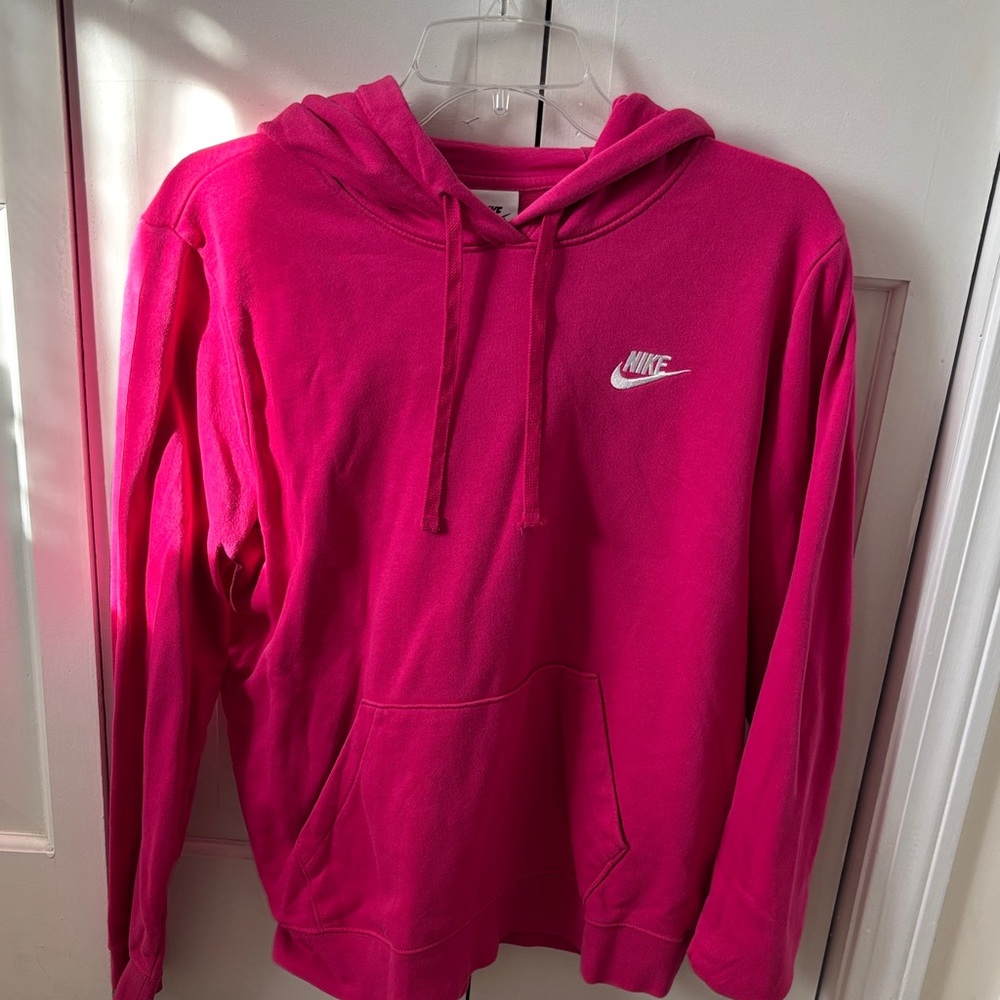 Nike Fuchsia Hoodie with Logo